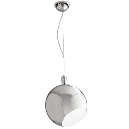 Φωτιστικό Οροφής Narciso I-NARCISO-S30 1xE27 Φ30x120cm Chrome Luce Ambiente Design Μέταλλο