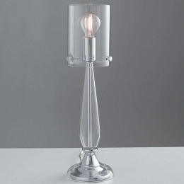 Φωτιστικό Επιτραπέζιο Aurora I-AURORA-L1 TR 1xE14 Φ11cm 37cm Clear Luce Ambiente Design