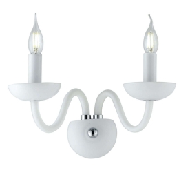 Φωτιστικό Τοίχου - Απλίκα Alfiere I-ALFIERE/AP2 BCO 2xE14 37x26cm White Luce Ambiente Design Γυαλί