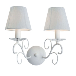 Φωτιστικό Τοίχου - Απλίκα Perla I-PERLA/AP2 2xE14 38x33cm White Luce Ambiente Design Μέταλλο