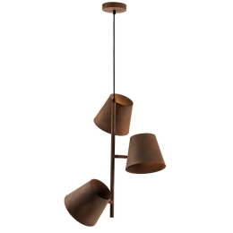 Φωτιστικό Οροφής Colt I-COLT-S3 RU 3xE27 Φ51cm 212cm Rust Luce Ambiente Design Μέταλλο