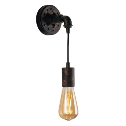 Φωτιστικό Τοίχου - Απλίκα Amarcord I-AMARCORD-AP1 1xE27 Φ10cm 26cm Rust Luce Ambiente Design Μέταλλο