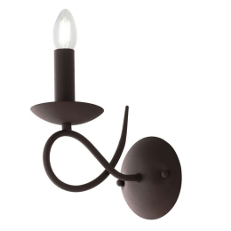 Φωτιστικό Τοίχου - Απλίκα Ginevra I-GINEVRA-AP 1xE14 21x22cm Rust Luce Ambiente Design