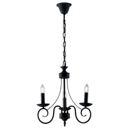 Φωτιστικό Οροφής - Πολυέλαιος Beatrice I-BEATRICE-3 3xE14 Φ37cm 120cm Anthracite Luce Ambiente Desig
