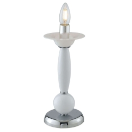 Φωτιστικό Επιτραπέζιο Estefan I-ESTEFAN-L1 BCO 1xE14 Φ13cm 31,5cm White Luce Ambiente Design