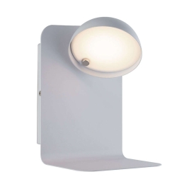 Φωτιστικό Τοίχου - Απλίκα Boing I-BOING-AP BCO Με Θύρα Usb 5W Led 14x19cm White Luce Ambiente Design
