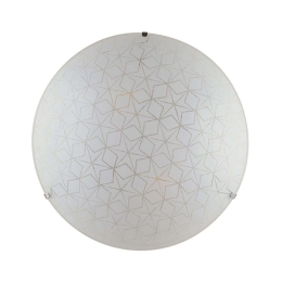 Φωτιστικό Οροφής - Πλαφονιέρα Esagram I-ESAGRAM-PL30 2xE27 Φ30cm White Luce Ambiente Design