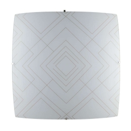 Φωτιστικό Οροφής - Πλαφονιέρα Vector I-VECTOR-PL50 4xE27 50x50cm White Luce Ambiente Design