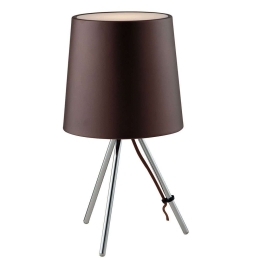 Φωτιστικό Επιτραπέζιο Marley I-MARLEY/L MAR 1xE14 25x43,5cm Brown Luce Ambiente Design