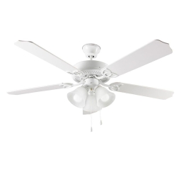 Ανεμιστήρας Οροφής Flux 7066 B Με Φως 3xE27 D130x52cm White Perenz Διάμετρος 130cm
