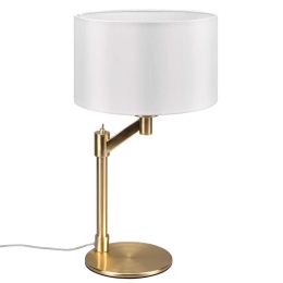 Φωτιστικό Επιτραπέζιο Cassio 514400108 28x48cm 1xE27 60W Gold-White Trio Lighting