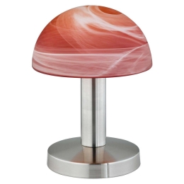 Φωτιστικό Επιτραπέζιο Fynn II 599100118 15x21cm 1xE14 40W Nickel-Orange Trio Lighting