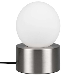 Φωτιστικό Επιτραπέζιο Countess R59051007 12x17cm 1xE14 25W Nickel-White RL Lighting