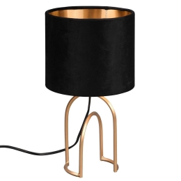 Φωτιστικό Επιτραπέζιο Grace R51131002 18x33cm 1xE14 40W Gold-Black RL Lighting