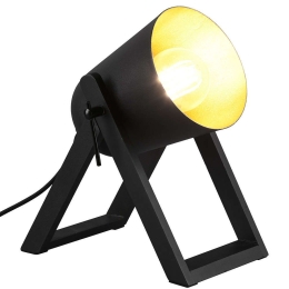 Φωτιστικό Επιτραπέζιο Marc R50721080 19x12x21cm 1xE27 25W Black-Gold RL Lighting