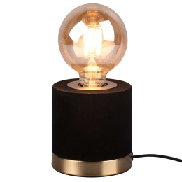 Φωτιστικό Επιτραπέζιο Judy R50691002 11x11cm 1xE27 40W Black-Gold RL Lighting
