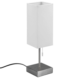Φωτιστικό Επιτραπέζιο Ole R51061007 10x10x35cm 1xE27 25W Nickel-White RL Lighting