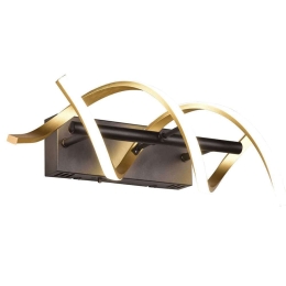 Φωτιστικό Τοίχου - Απλίκα Sequence 241810208 13x47cm 1xSMD 22W 2800lm Brass Trio Lighting