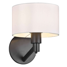 Φωτιστικό Τοίχου - Απλίκα Cassio 214470132 23x27cm 1xE27 40W Black-White Trio Lighting