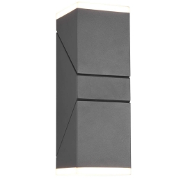 Φωτιστικό Τοίχου Avon 270660242 9x28cm 2xLed 800Lm 7W Anthracite Trio Lighting