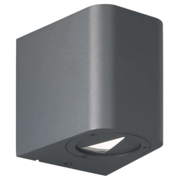 Φωτιστικό Τοίχου Bogota R28200642 9x9cm 2xLed 260Lm 3W Anthracite RL Lighting
