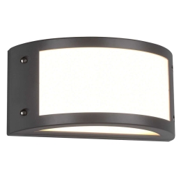 Φωτιστικό Τοίχου Kendal R22151142 24x11cm Led 1400Lm 12W Anthracite-White RL Lighting