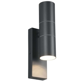 Φωτιστικό Τοίχου Με Αισθητήρα Laredo R20026942 7x21cm 2xGU10 10W Anthracite RL Lighting