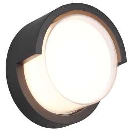 Φωτιστικό Τοίχου Puno R27036132 Φ15cm Led 800Lm 8W Black-White RL Lighting