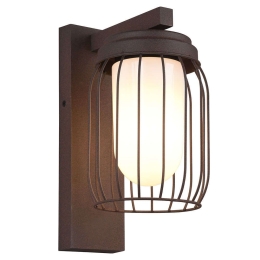 Φωτιστικό Τοίχου - Απλίκα Tuela 210860124 16x28cm 1xE27 40W Rusty-White Trio Lighting