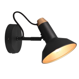 Φωτιστικό Τοίχου - Απλίκα Roxie 811900132 10x15x22cm 1xE14 10W Black Trio Lighting