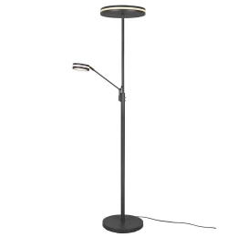 Φωτιστικό Δαπέδου Franklin 426510242 35x181cm Dim Led 4100Lm 35W/650Lm 6,5W Anthracite Trio Lighting