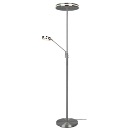 Φωτιστικό Δαπέδου Franklin 426510207 35x181cm Dim Led 4100Lm 35W/650Lm 6,5W Nickel Trio Lighting
