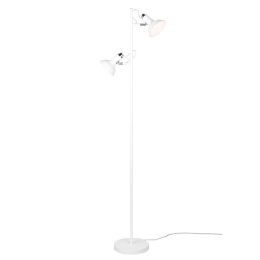 Φωτιστικό Δαπέδου Roxie 411900231 43x23x155cm 2xE14 10W White Trio Lighting