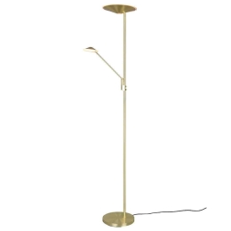 Φωτιστικό Δαπέδου Brantford 425610208 30x180cm Dim Led 3500Lm 30W/650Lm 6,5W Gold Trio Lighting