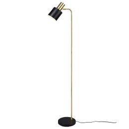 Φωτιστικό Δαπέδου Adam R41041080 22x35x153cm 1xE27 10W Black-Gold RL Lighting