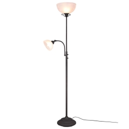 Φωτιστικό Δαπέδου Country R46322024 30x184cm 1xE27 100W/1xE14 40W Rusty RL Lighting