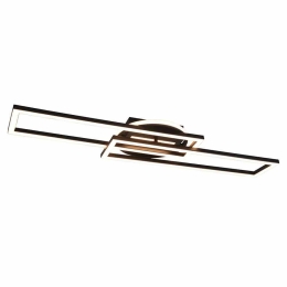 Φωτιστικό Οροφής - Πλαφονιέρα Twister R67183132 90x24x8cm Dim Led 4500Lm 30W Black RL Lighting