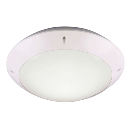 Φωτιστικό Οροφής - Πλαφονιέρα Camaro R60501031 26x8cm 1xE27 12W White RL Lighting Πλαστικό