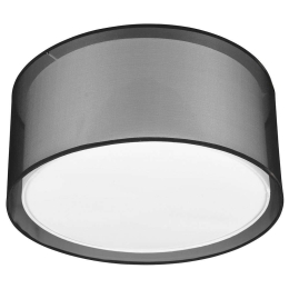 Φωτιστικό Οροφής - Πλαφονιέρα Burton 611400332 Φ50x25cm 3xE27 40W Black-White Trio Lighting