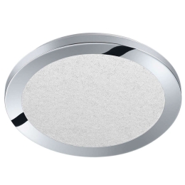Φωτιστικό Οροφής - Πλαφονιέρα Cesar 656411506 Φ26x3cm Led 1500Lm 13W Chrome Trio Lighting Ακρυλικό,Πλαστικό