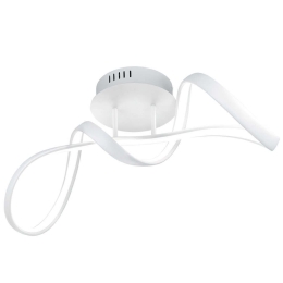 Φωτιστικό Οροφής - Πλαφονιέρα Perugia R67091131 60x18x22cm Led 3400Lm 28W White RL Lighting