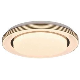 Φωτιστικό Οροφής - Πλαφονιέρα Atria R67041032 Φ38x7cm Dim Led 2000Lm 18W Black RL Lighting