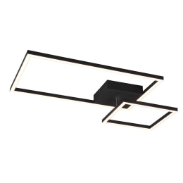 Φωτιστικό Οροφής - Πλαφονιέρα Padella R62642432 63x37x7cm Dim Led 3000Lm 25W Black RL Lighting