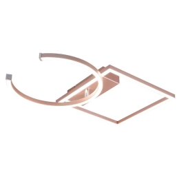 Φωτιστικό Οροφής - Πλαφονιέρα Pivot R62162499 42x54x7cm Dim Led 3000Lm 23,5W Rose Gold RL Lighting