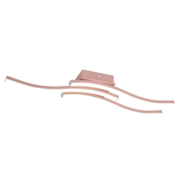 Φωτιστικό Οροφής - Πλαφονιέρα Route R62473499 56x12x7cm 3xLed 5W 4000K Rose Gold RL Lighting