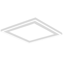 Φωτιστικό Οροφής - Πλαφονιέρα Carus R67213331 33x33x3cm Led 2400Lm 16W White RL Lighting