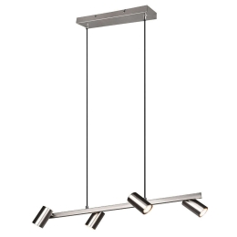 Φωτιστικό Οροφής - Ράγα Marley 302400407 80x18x150cm 4xGU10 35W Nickel Trio Lighting