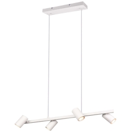 Φωτιστικό Οροφής - Ράγα Marley 302400431 80x18x150cm 4xGU10 35W White Trio Lighting