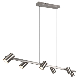 Φωτιστικό Οροφής - Ράγα Marley 302400607 115x18x150cm 6xGU10 35W Nickel Trio Lighting