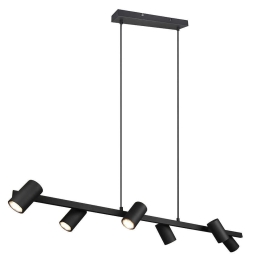 Φωτιστικό Οροφής - Ράγα Marley 302400632 115x18x150cm 6xGU10 35W Black Trio Lighting